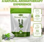 Shower Steamers 10-pk with Essential Oil Aromatherapy to Focus, Long Lasting - Image 4