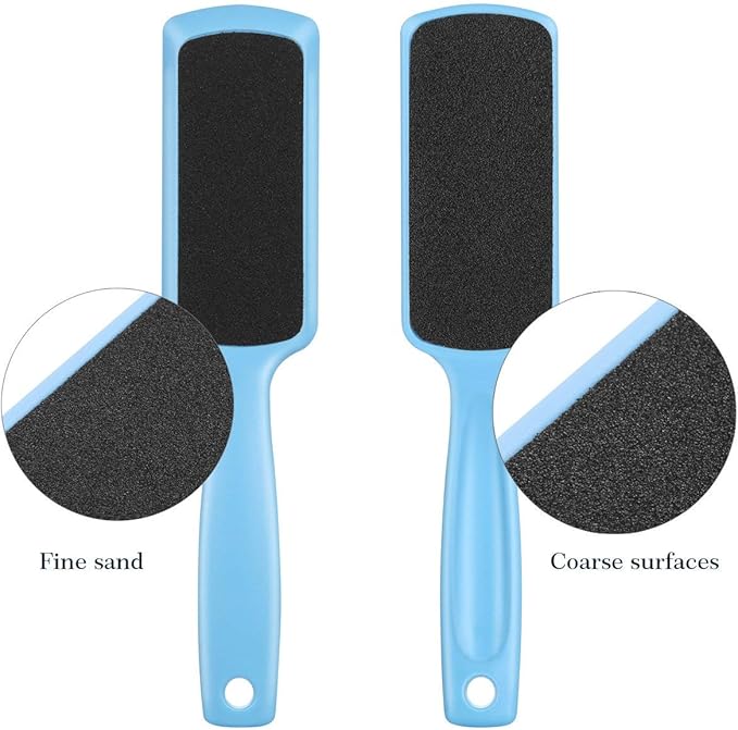 3 Pieces Colossal Foot Files Kit Foot Scrubber Foot Rasp and Double-Sided Heel - Image 2