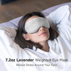 Umisleep Lavender Eye Mask, 0.45 lb Aromatherapy Weighted Eye Mask - Image 3