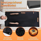 Infrared Sauna Blanket for Home: Extra Large Portable Sauna Blanket withFull - Image 5