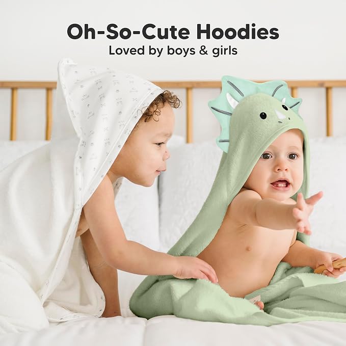 KeaBabies Hooded Baby Towel for Newborn - Image 7