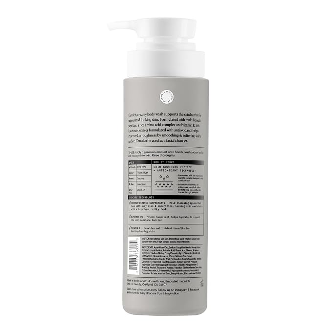 Naturium Multi-Peptide Advanced Body Wash, Rejuvenate, Cleanse & Smooth - Image 2