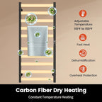 Electric Towel Warmer Rack, 10-Bar Stainless Steel Heated Tower Rack - Image 2