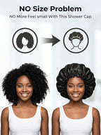 Aquior Shower Caps, Reusable Shower Cap - Image 2