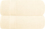 Elvana Home Cotton 2 Pack Oversized Bath Towel Set 28x55 inches, Large Bath by Unknown