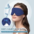 ZGGCD Sleep Mask for Side Sleeper, Light Blocking Sleeping Eye Mask for Women - Image 2