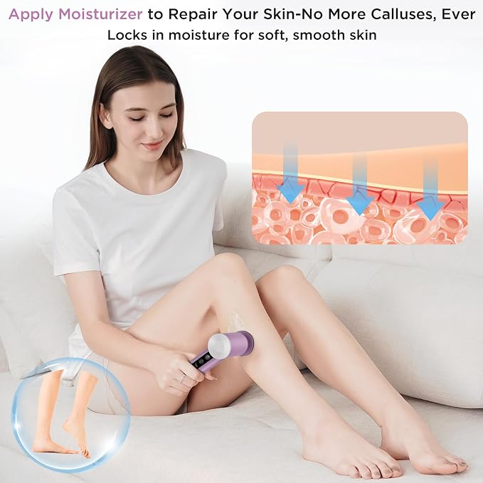Electric Foot Callus Remover, Apply Oil, Foot SPA, Foot File, Reusable - Image 5
