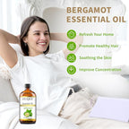 EUQEE Bergamot Essential Oil 118ml Pure Bergamot Oil - Image 3