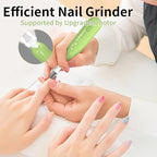 Professional Manicure Pedicure Kit, Cordless Electric Nail File Set, - Image 6