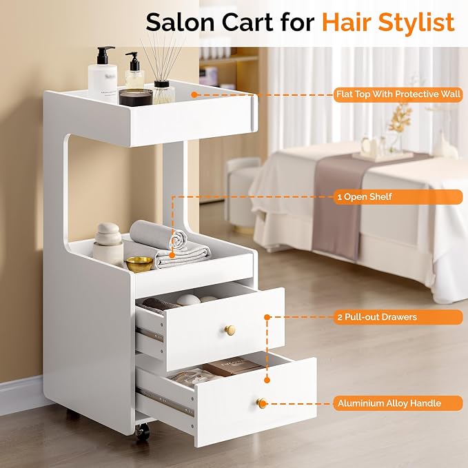Salon Trolley Cart, Esthetician Cart - Image 8