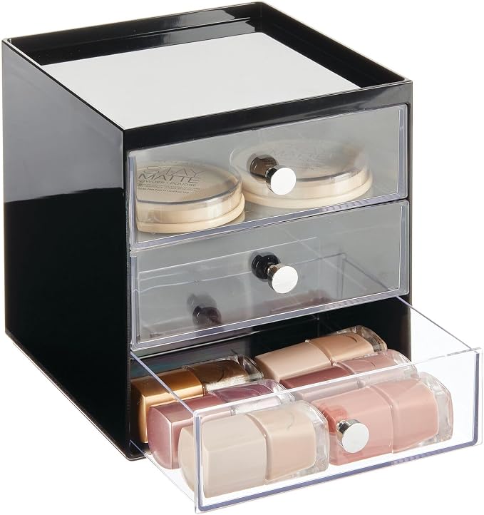 mDesign Makeup Organizer Storage Station Cube - Image 8