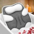 Bath Pillow for Tub Ergonomic Cat Shape Design Bath Pillow for Head and Neck by ZYIDBNG