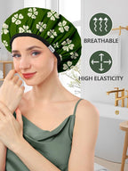 Years calm Shower Caps for Women Reusable Waterproof, Double Layer Waterproof - Image 6