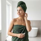 REDKISS Pack of 2 Jumbo Bath Sheets, 40 x 80 Inches Microfiber Bath Towels - Image 3