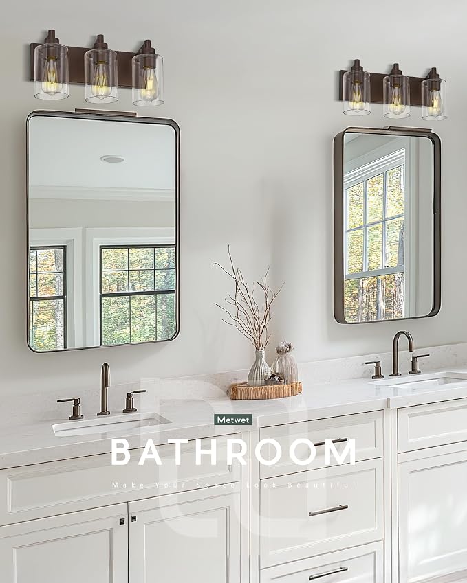 3-Light Bathroom Light Fixtures, Modern Vanity Light - Image 5