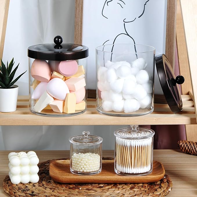 SheeChung 2-Pack Plastic Apothecary Jars - Image 6