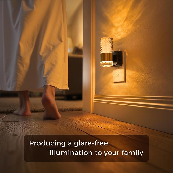 L LOHAS LED Night Light, Modern Night Lights Plug into Wall, Amber-3000K-5000K - Image 8