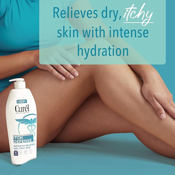Curel Itch Defense Calming Body Lotion, Moisturizer - Image 2