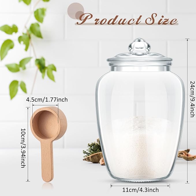 SiliFine 2 Sets 74 oz Bath Salt Container - Image 2