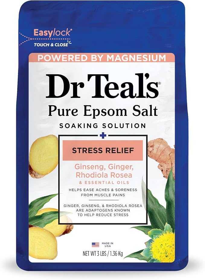 Dr Teal's Pure Epsom Salt, Stress Relief by DrTeals