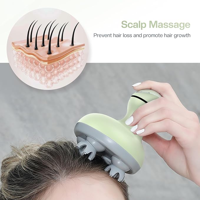 COMFIER Scalp Massager, Electric Head Scratcher, Portable Head Massager - Image 2