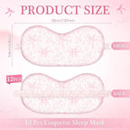 Honeydak 12 Pcs Silk Sleep Masks - Image 2
