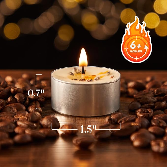 16 Pack Laven​der Tealight Candles - Image 5