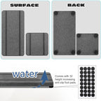 4PCS Stone Drying Trays for Bathroom Sink and Kitchen Counter, Water Absorbing - Image 4