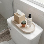 YKAJO Oval Real Marble Tray for Bathroom Kitchen Counter Stone Decorative - Image 8