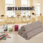 24 Pack Sand Hand Towel 100% Cotton Spa Towel – 16x26 inches Highly Absorbable - Image 7