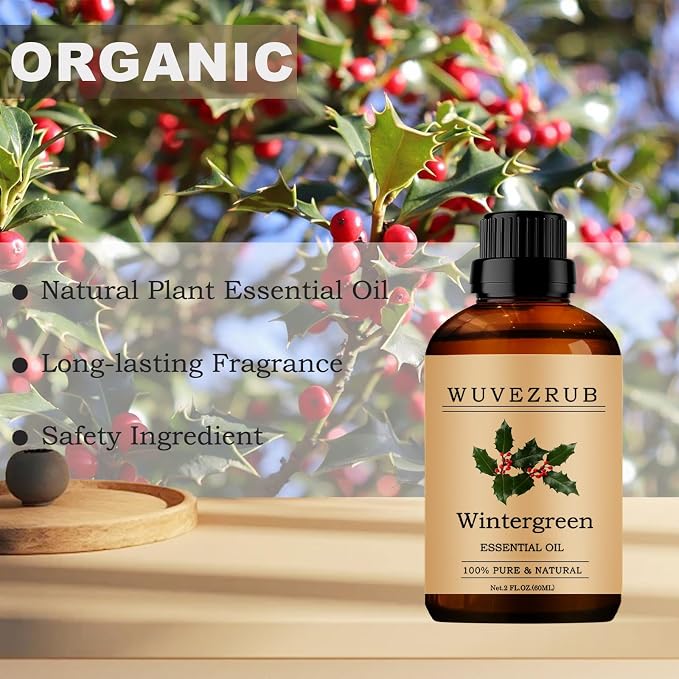 Wintergreen Essential Oils, 60ML Pure and Natural Essential Oil - Image 4