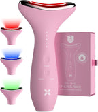 REVO Genie Facial Massager for Face and Neck, LED Face Lift Device by Revomadic