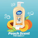 Dial Kids All-in-1 Body + Hair + Bubble Bath, Peach Scent, 32 Fl Oz, - Image 3
