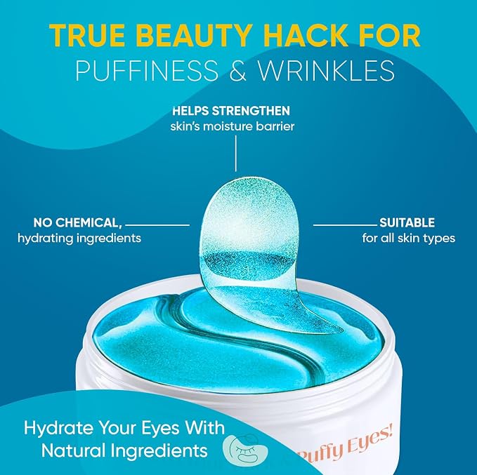 Under Eye Patches – 30 Pairs Hydrating Gel Masks - Image 3