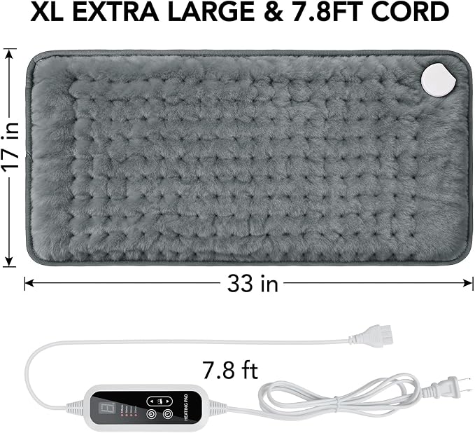 Extra Large Heating Pad for Back Pain Relief - Image 5