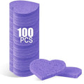 100-Count Compressed Facial Sponges by Mainlyrunmakeupsuppliers
