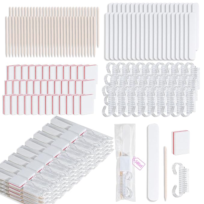 50 Sets Disposable Manicure Kit Basics 4 Piece Nail Kit by Uyolaxed