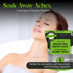 Aromasong Dead Sea Salt with Organic Aloe Vera, Spa Bath Salts, 5 Lbs Fine Bulk - Image 6