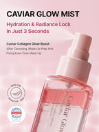 Delere Caviar Glow Soothing Mist | Korean Glass Skin Spray Serum - Image 2