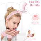 CUBACO Spa Headband and Wristband Set - Image 6