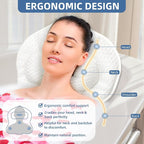 SZXYX Bath Pillows for Tub, Luxury Bathtub Pillows for Head and Neck Support - Image 2