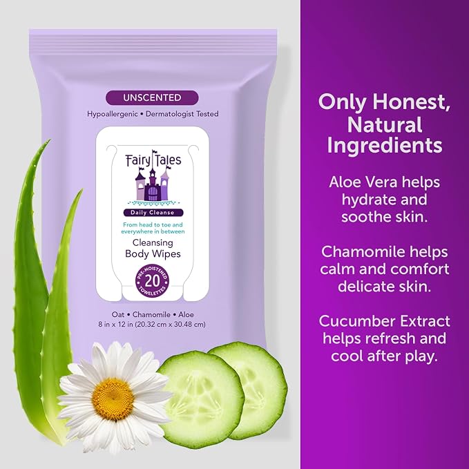 Fairy Tales Daily Cleanse XL Wipes - Image 5