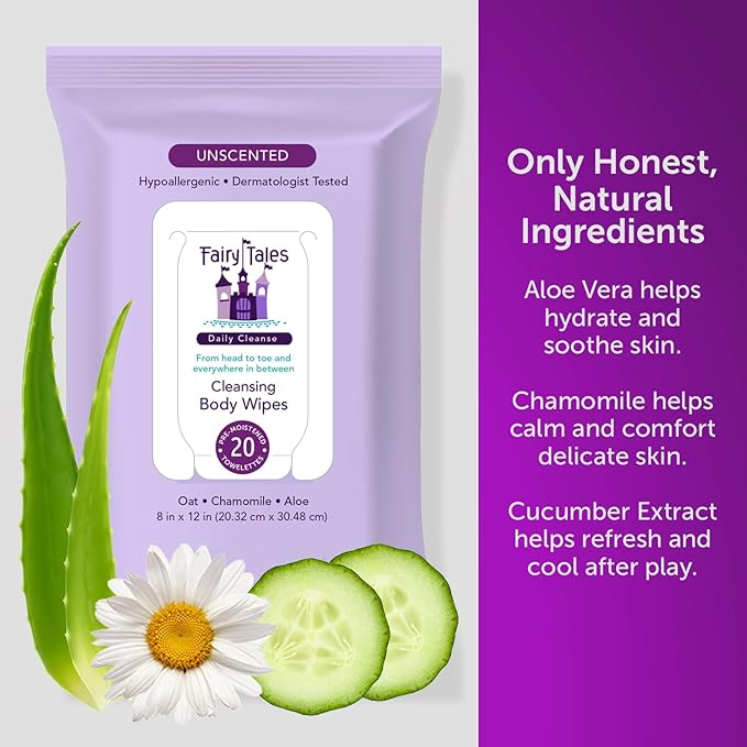 Fairy Tales Daily Cleanse XL Wipes - Image 6