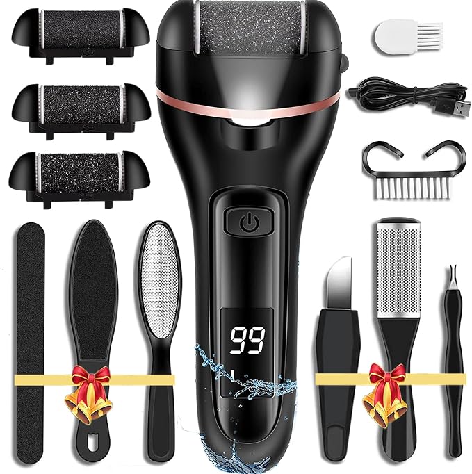 Callus Remover for Feet Electric Foot File, 13-in-1 Professional Pedicure Tools by CIVYPRO