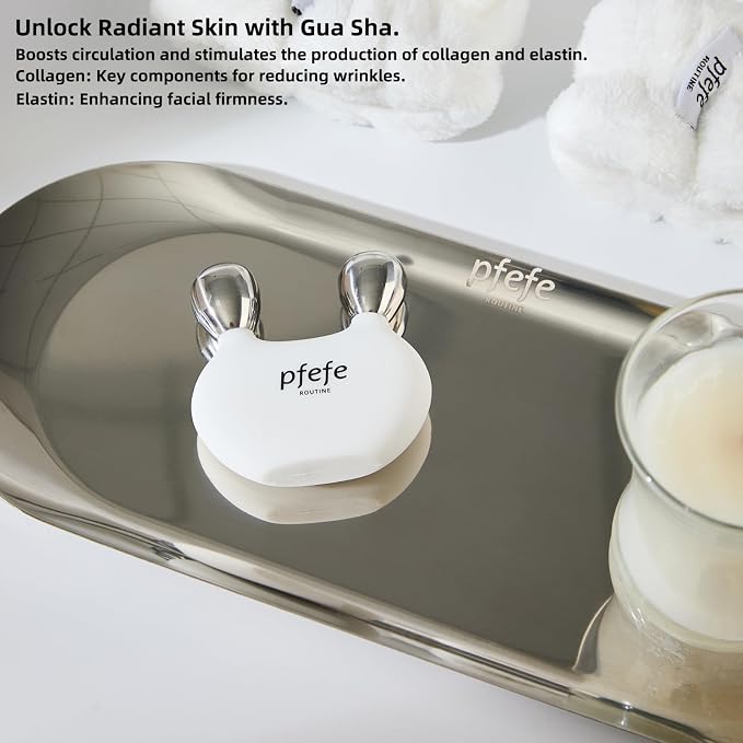 Stainless Steel Bunny Gua Sha & Face Roller, Cryo Rabbit Massager - Image 7