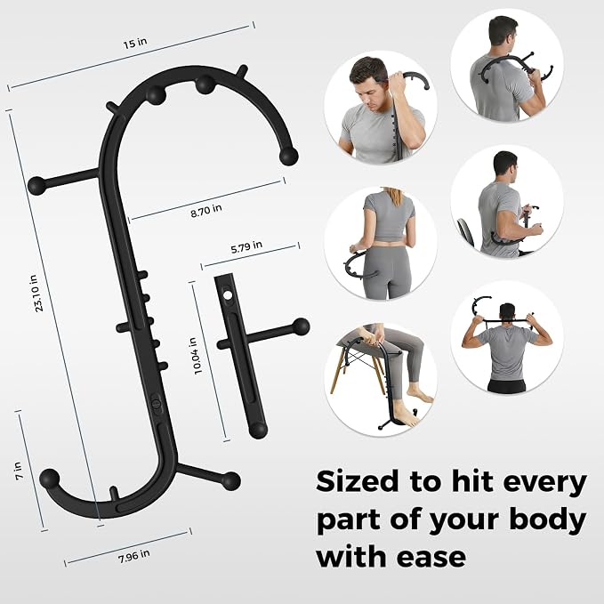 2-in-1 Detachable Trigger Point Massage Tool, Quick-Disassembly Design Massage - Image 5