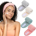 Yolev 4 Pcs Skincare Headbands Adjustable Spa Headbands - Image 7