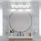 Aipsun Modern Bathroom Vanity Light 3 Light Stainless Steel Chrome Vanity - Image 6