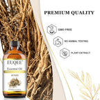 EUQEE Vetiver Essential Oil 4oz/118ML Large Bottle Vetiver Oil Premium - Image 3