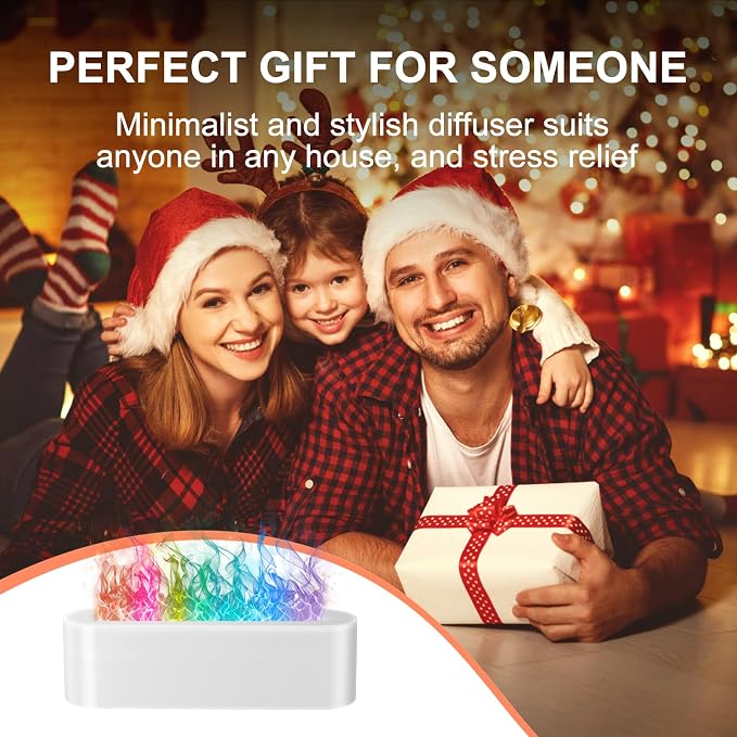 Flame Air Aroma Diffuser Humidifier, Upgraded 7 Flame Colors Aromatherapy Aroma - Image 7